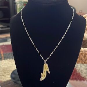 Disney Cinderella’s Glass Slipper Girls Necklace